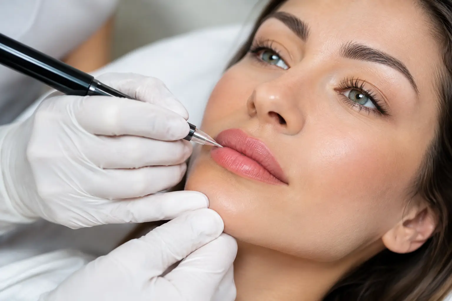 Lippenpigmentierung: Natürliches Ergebnis