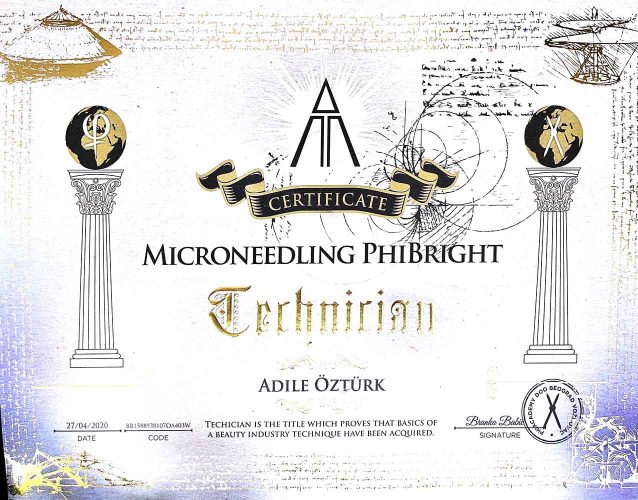 PhiBright-Microneedling-Zertifikat